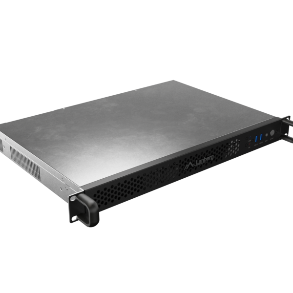 Lanberg Rackmount server chassis ITX 300/10 19"/1U | SC01-3001-10B | Black