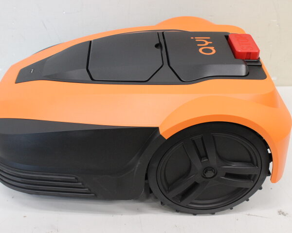 SALE OUT. AYI | Lawn Mower | A1 1400i | Mowing Area 1400 m² | WiFi APP Yes (Android; iOs) | Working time 120 min | Brushless Motor | Maximum Incline 37 % | Speed 22 m/min | Waterproof IPX4 | 68 dB | 5200 mAh | 180 m boundary wire; 180 pcs. staples; 10 x Cutting Blade Screws; 2 x Distance Gauges; 1 x Charging Station, 4 x Nails For Fixing Charging Station; 1 x Allen Key; 1x 5 m Extension Cord | UNPACKED, SCRATCHES ON SIDE