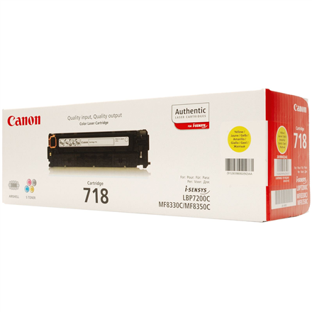 Canon 718 Y | Toner Cartridge | Yellow