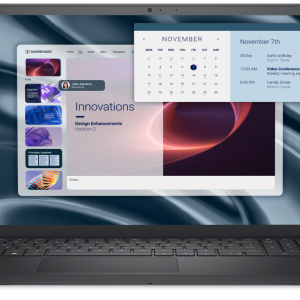 Dell Pro 15 Essential PV15255 | Carbon Black | 15.6 " | WVA | FHD | 1920 x 1080 pixels | Anti-glare | AMD Ryzen 5 | 7520U | 16 GB | LPDDR5 | Solid-state drive capacity 512 GB | AMD Radeon 610M | Windows 11 Pro | 802.11ac | Keyboard language English | Warranty 36 month(s) | Battery warranty 12 month(s)