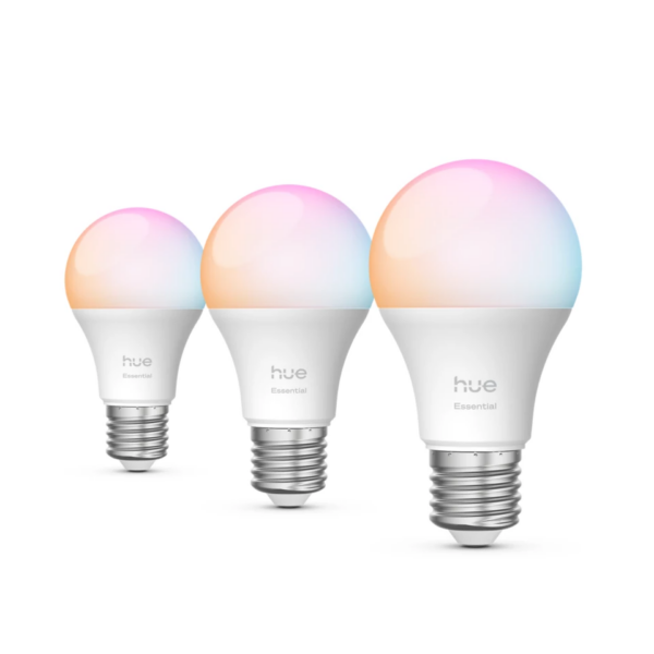Philips Hue E WCA 806 A60 3P EU | E27 | 8 W | 16 million colours, White and colour light | Bluetooth and Zigbee