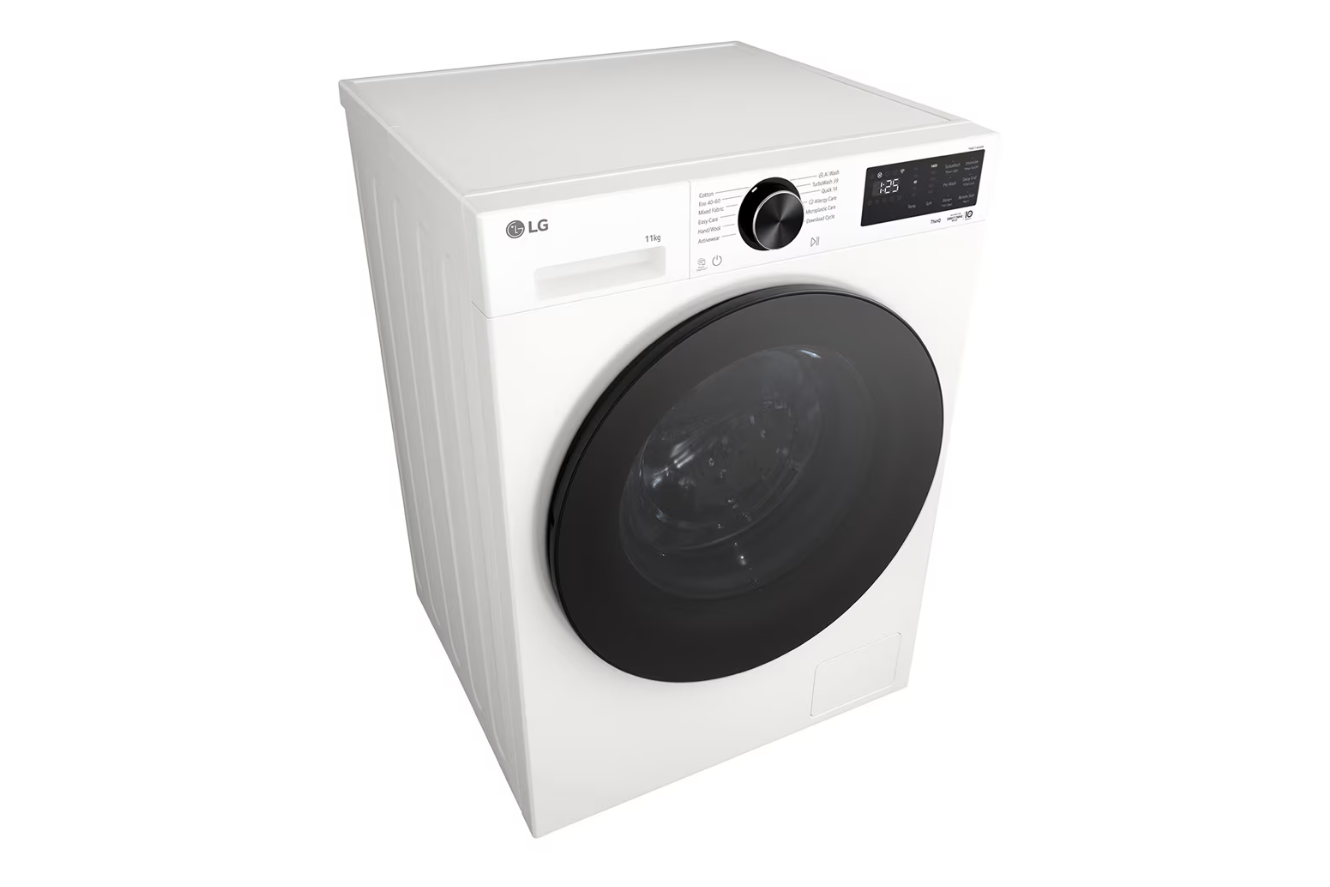LG Washing machine | F4X5011TWB | Energy efficiency class A | Front loading | Washing capacity 11 kg | 1400 RPM | Depth 57 cm | Width 60 cm | Display | LED | Steam function | Direct drive | Wi-Fi | White - Image 19