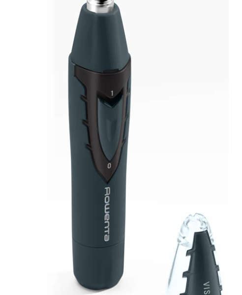 Rowenta Nose and Ear Trimmer | TN3011F0 | Cordless | Wet & Dry | Black/Blue