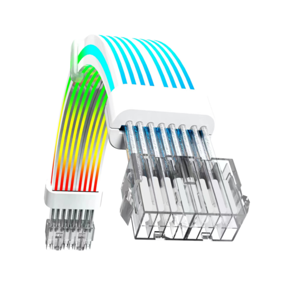 Gamemax | PSU Extension cable | VGA/CPU 2x8PIN-B | White | Gamemax