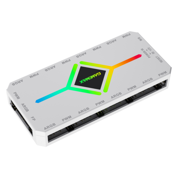 Gamemax V4.0 ARGB PWM HUB WT | Hub for Gaming Chassis
