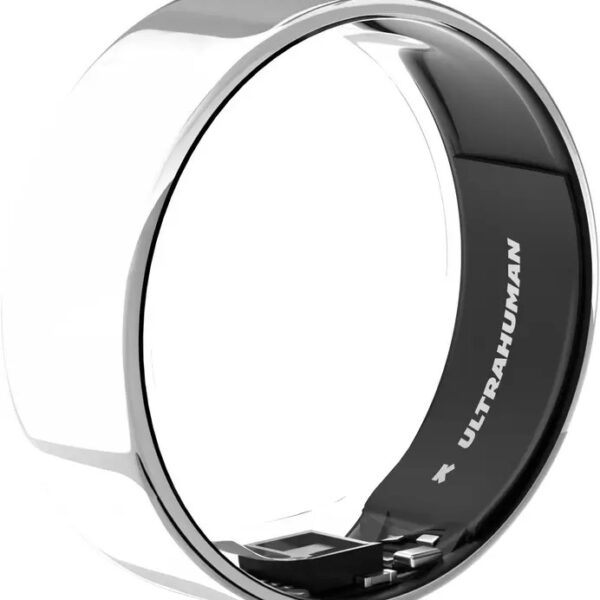Ultrahuman | Ring Air | Space Silver | Size 5 | Smart Ring