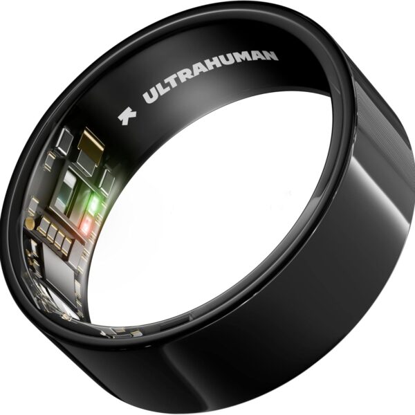Ultrahuman | Ring Air | Aster Black | Size 10 | Smart Ring