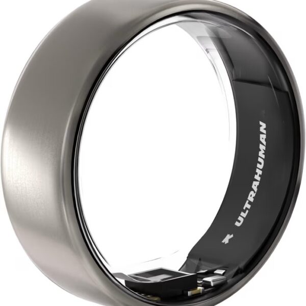 Ultrahuman | Ring Air | Raw Titanium | Size 12 | Smart Ring