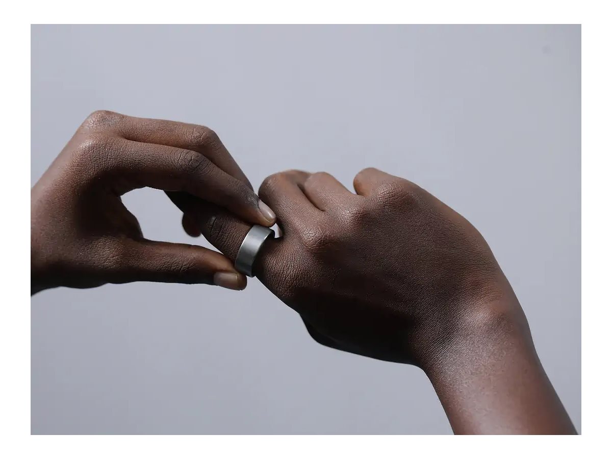 Ultrahuman | Ring Air | Raw Titanium | Size 6 | Smart Ring - Image 9