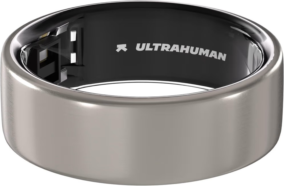 Ultrahuman | Ring Air | Raw Titanium | Size 7 | Smart Ring - Image 2