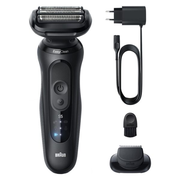Braun Shaver | 52-N1200s Series 5 | Operating time (max) 50 min | Wet & Dry | Lithium Ion | Black
