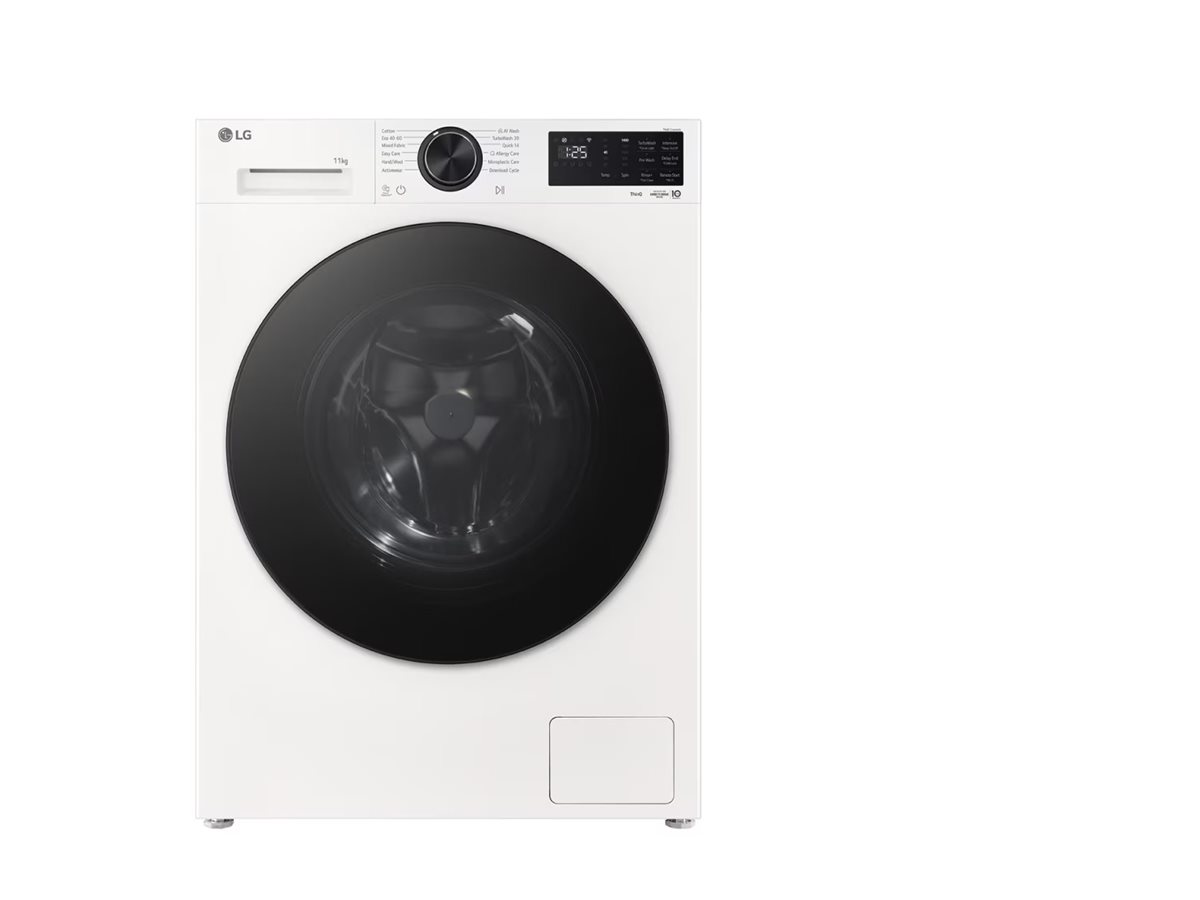 LG Washing machine | F4X5011TWB | Energy efficiency class A | Front loading | Washing capacity 11 kg | 1400 RPM | Depth 57 cm | Width 60 cm | Display | LED | Steam function | Direct drive | Wi-Fi | White - Image 8