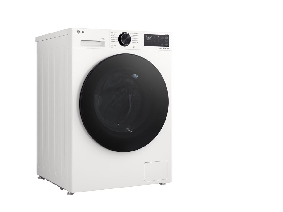 LG Washing machine | F4X5011TWB | Energy efficiency class A | Front loading | Washing capacity 11 kg | 1400 RPM | Depth 57 cm | Width 60 cm | Display | LED | Steam function | Direct drive | Wi-Fi | White - Image 12