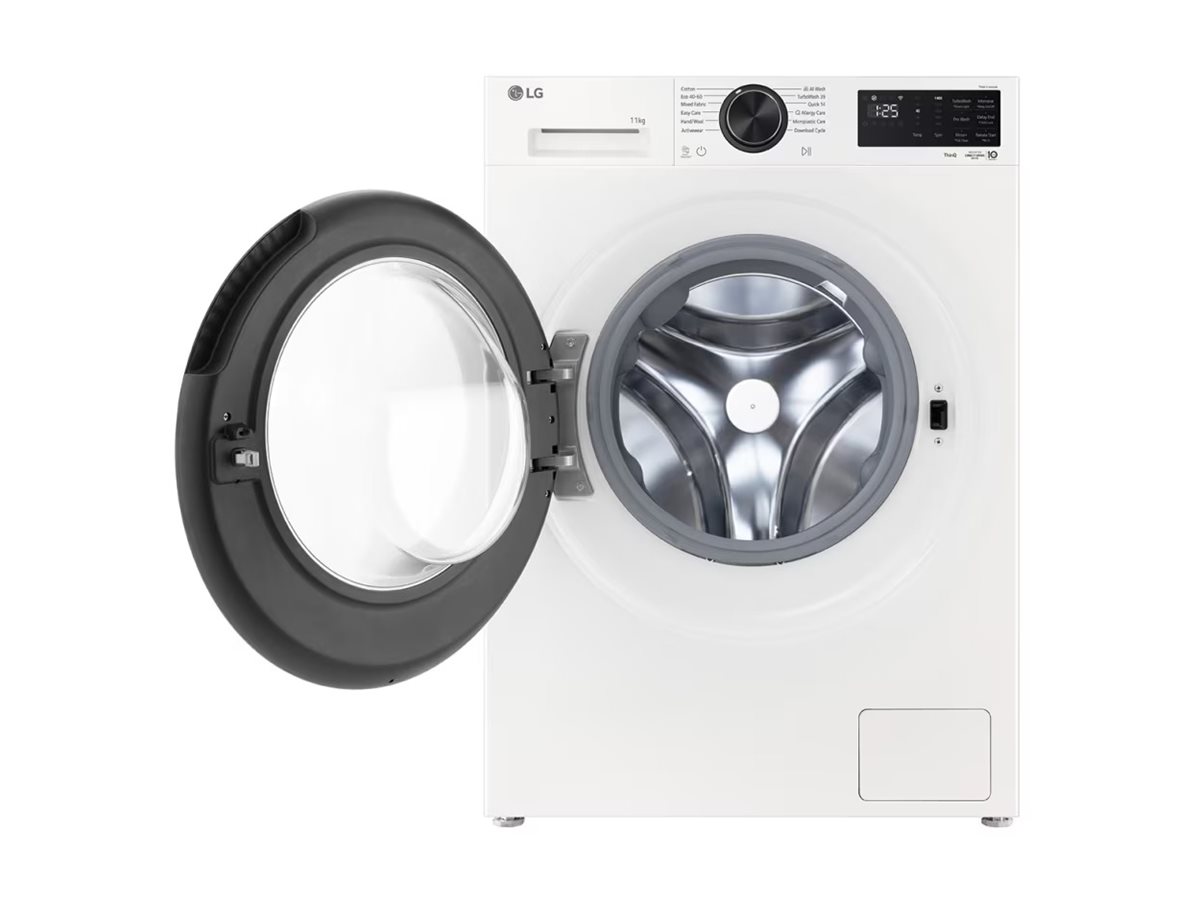 LG Washing machine | F4X5011TWB | Energy efficiency class A | Front loading | Washing capacity 11 kg | 1400 RPM | Depth 57 cm | Width 60 cm | Display | LED | Steam function | Direct drive | Wi-Fi | White - Image 14