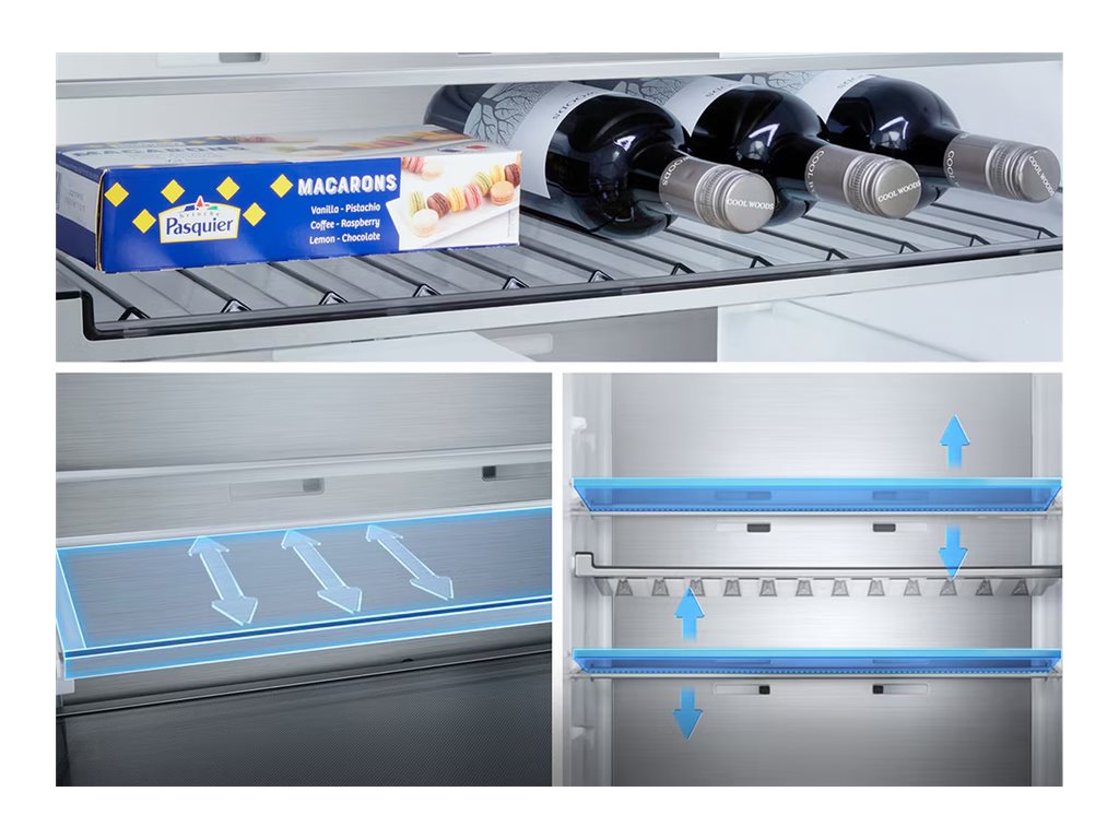 LG Refrigerator | GBBW726CEV | Energy efficiency class C | Free standing | Combi | Height 203 cm | Fridge net capacity 326 L | Freezer net capacity 139 L | Display | 33 dB | Black Steel - Image 8