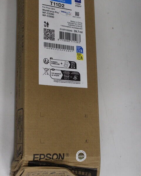 SALE OUT. Epson Singlepack Ink Cartridge XL Cyan | SALE OUT. Epson C13T11D240 | Ink cartrige | Cyan | DAMAGED PACKAGING