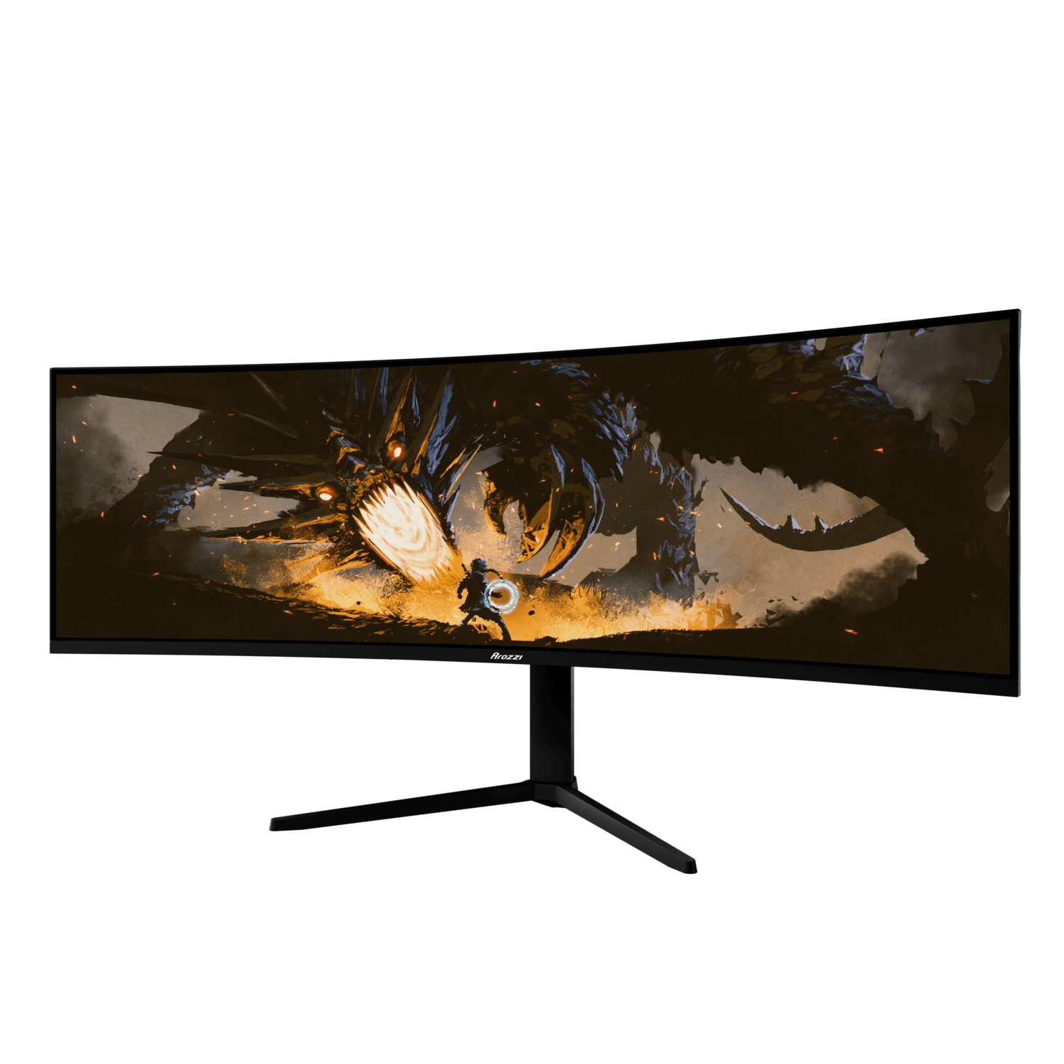 Arozzi Nova | 49 " | VA | 32:9 | 165 Hz | 4 ms | 5120 x 1440 pixels | 350 cd/m² | HDMI ports quantity 2 | Black - Image 8
