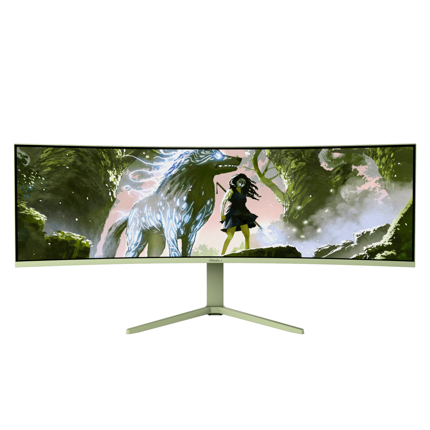 Arozzi Nova | 49 " | VA | 32:9 | 165 Hz | 4 ms | 5120 x 1440 pixels | 350 cd/m² | HDMI ports quantity 2 | Forest Green - Image 2