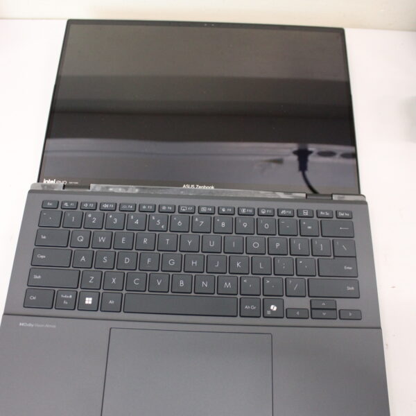 SALE OUT. Asus | Zenbook Duo UX8406CA-PZ009W | Basalt Gray | 14 " | OLED | Touchscreen | 3K | 2880 x 1800 pixels | Glossy | Intel Core Ultra 9 | 285H | 32 GB | LPDDR5X | Solid-state drive capacity 2000 GB | Intel Graphics | Windows 11 Home | 802.11be | Bluetooth version 5.4 | Keyboard language English | Keyboard backlit | Warranty 21 month(s) | SCRATCH ON BACK LEG