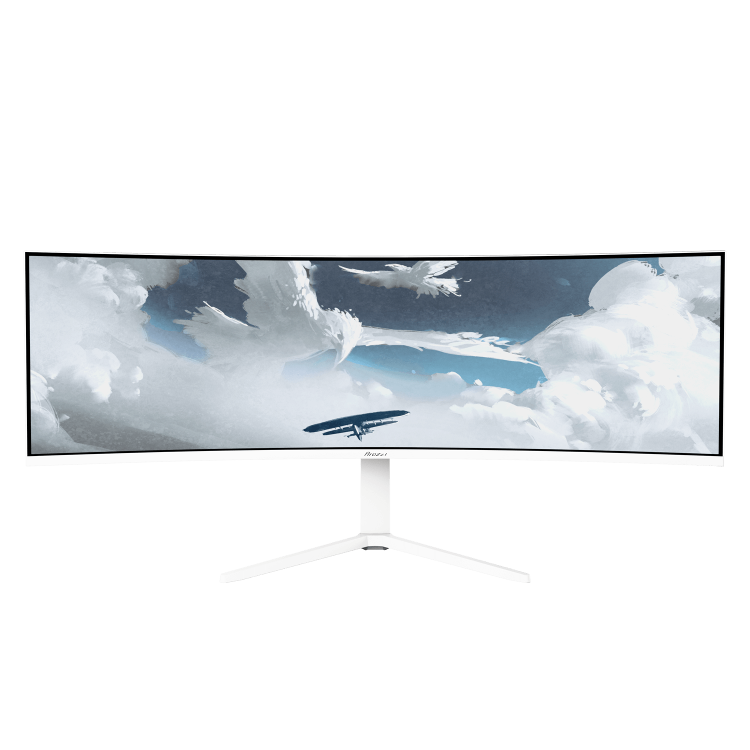 Arozzi Nova | 49 " | VA | 32:9 | 165 Hz | 4 ms | 5120 x 1440 pixels | 350 cd/m² | HDMI ports quantity 2 | White - Image 2