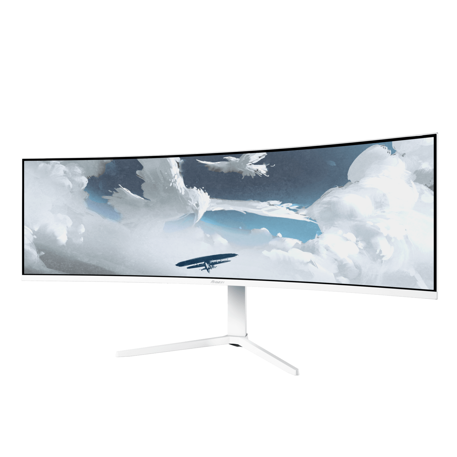Arozzi Nova | 49 " | VA | 32:9 | 165 Hz | 4 ms | 5120 x 1440 pixels | 350 cd/m² | HDMI ports quantity 2 | White - Image 8