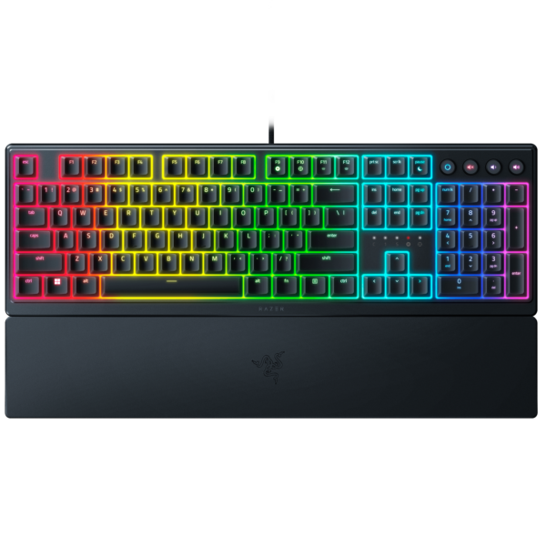 Razer | Gaming Keyboard | Ornata V3 | Gaming keyboard | Wired | RGB LED light | NORD | Black | Numeric keypad | Razer Mecha-Membrane