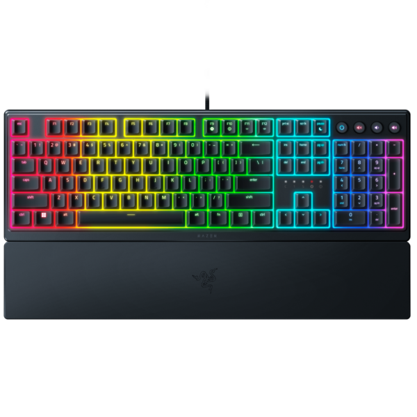 Razer | Gaming Keyboard | Ornata V3 | Gaming keyboard | Wired | RGB LED light | NORD | Razer Mecha-Membrane | Black