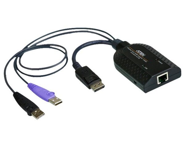 Aten KA7169-AXUSB DisplayPort Virtual Media KVM Adapter with Smart Card Support