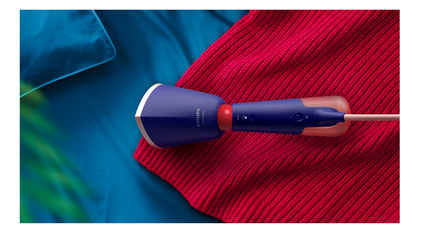 Philips Steamer | STH5030/20 | Handheld | 1400 W | 120/200 L | 24 g/min | Marine Blue - Image 6