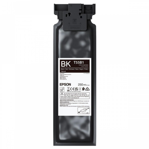 Epson UltraChrome DG2 T55B100 (250ml) | Ink Cartrige | Black