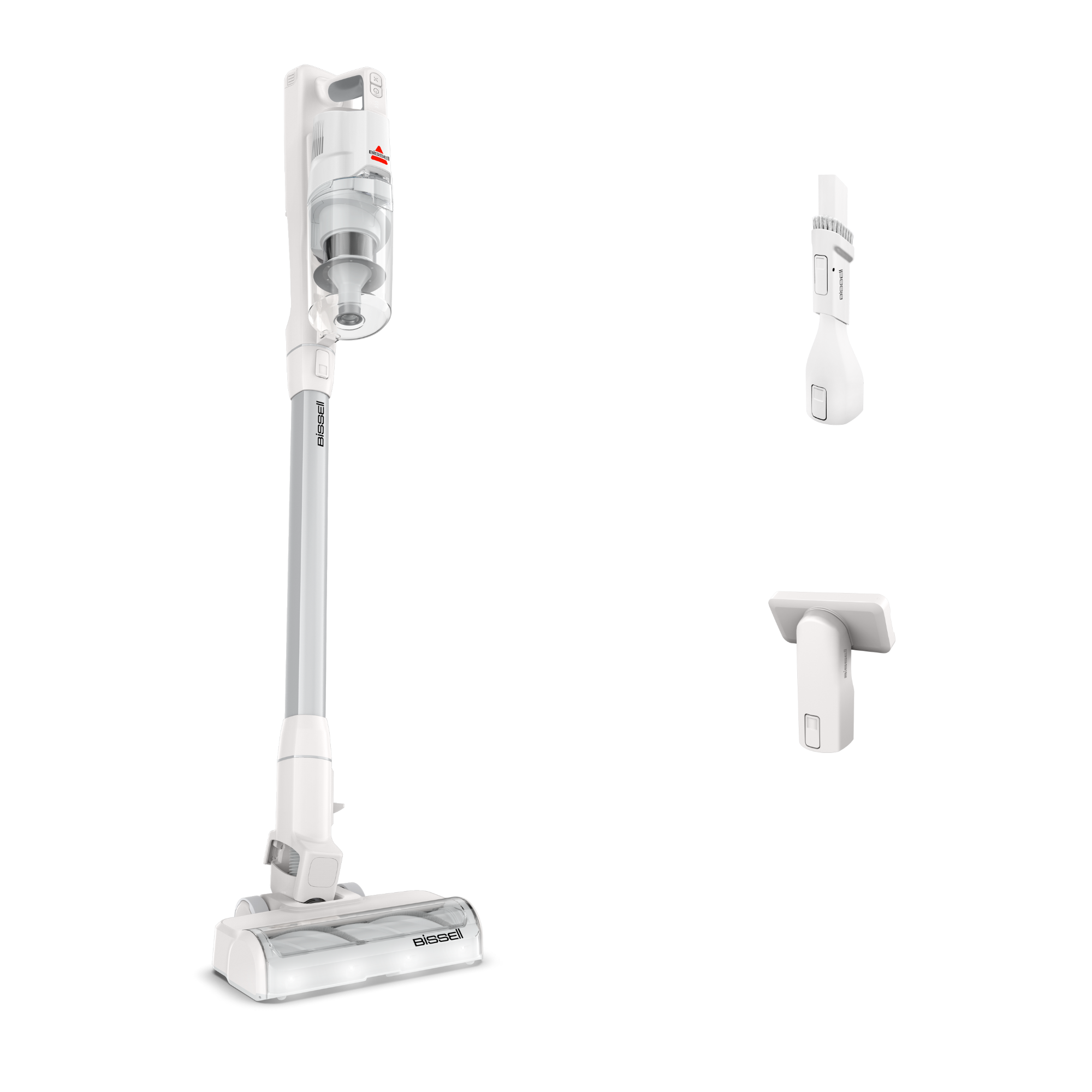 Bissell Stick Vacuum | PowerClean | Cordless operating | 200 W | Operating time (max) 40 min | Warm White/Gray/Sparkling Silver - Image 4