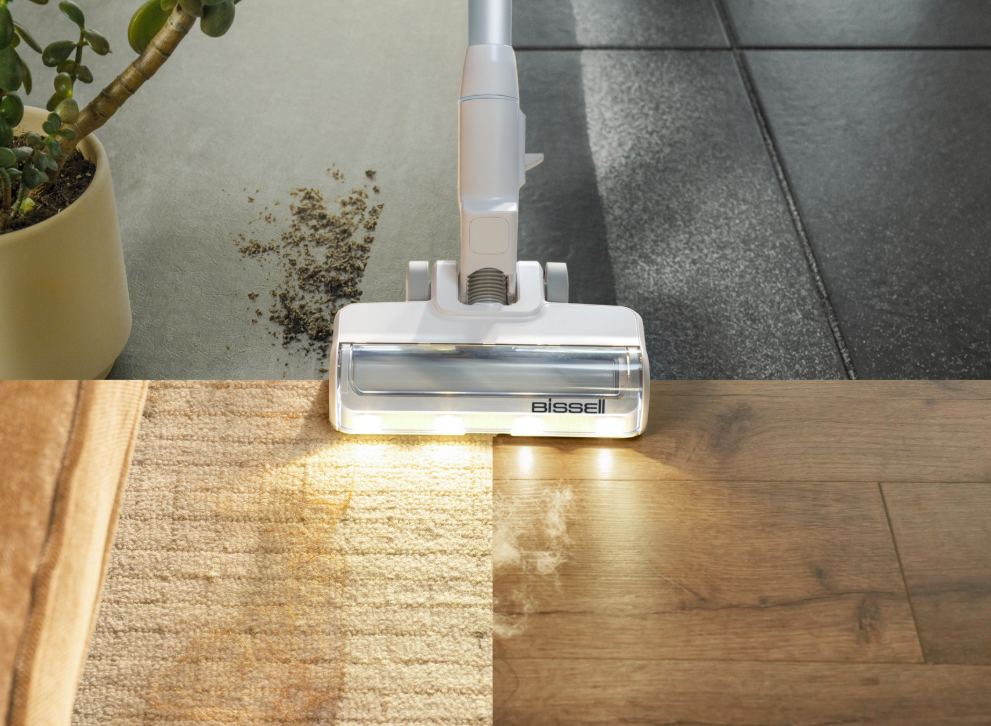 Bissell Stick Vacuum | PowerClean | Cordless operating | 200 W | Operating time (max) 40 min | Warm White/Gray/Sparkling Silver - Image 6