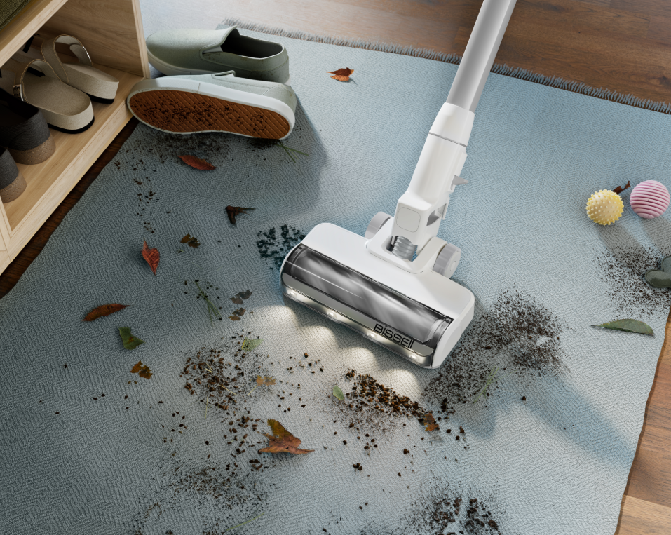 Bissell Stick Vacuum | PowerClean | Cordless operating | 200 W | Operating time (max) 40 min | Warm White/Gray/Sparkling Silver - Image 8