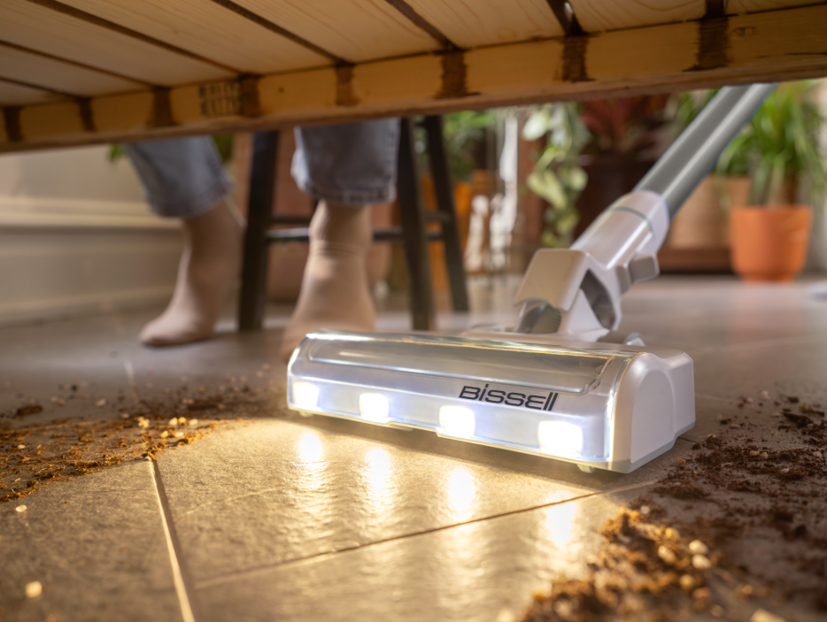 Bissell Stick Vacuum | PowerClean | Cordless operating | 200 W | Operating time (max) 40 min | Warm White/Gray/Sparkling Silver - Image 10