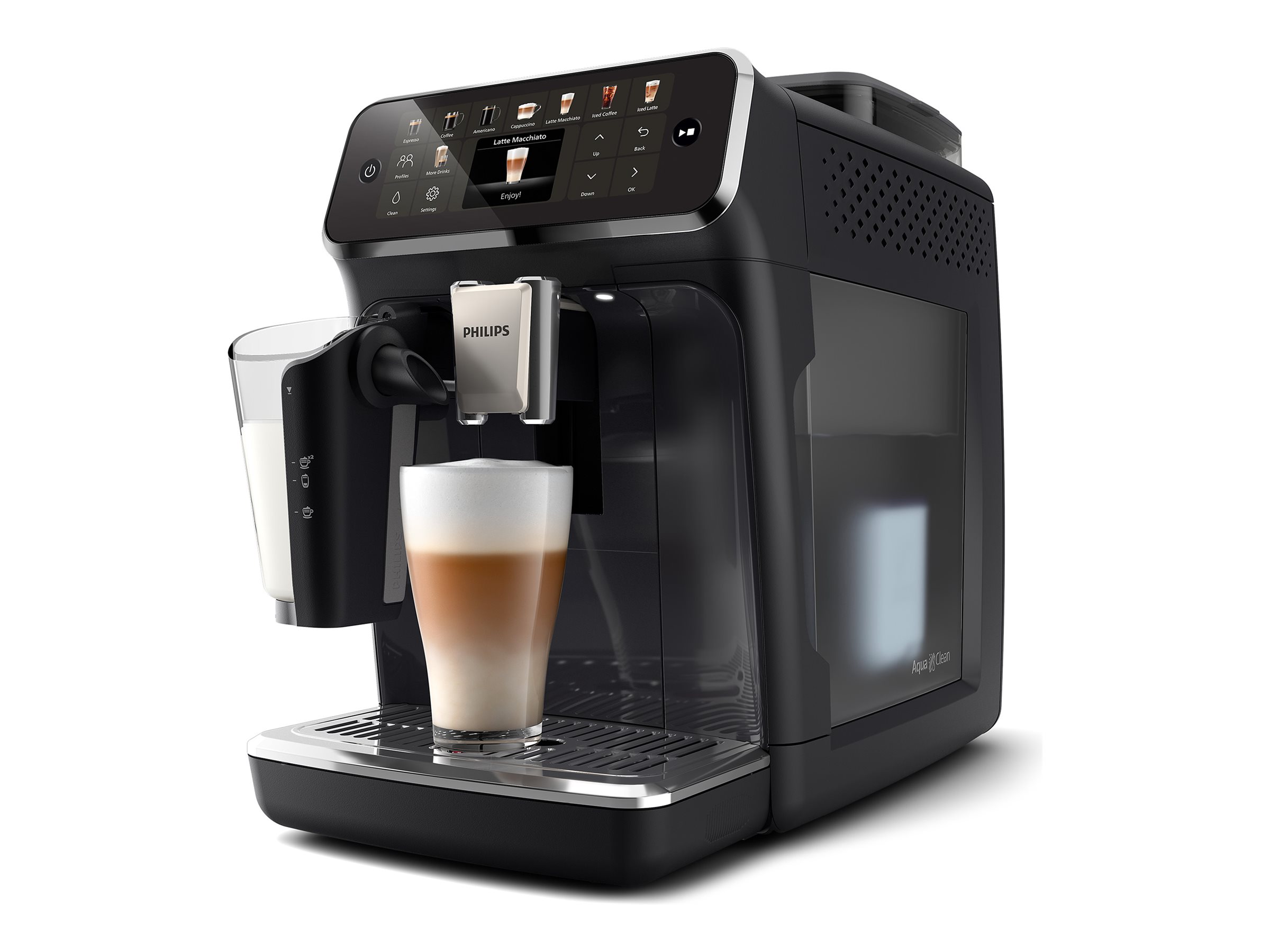Philips | Coffee maker | EP5541/50 | Pump pressure 15 bar | Built-in milk frother | Fully Automatic | 1500 W | Black - Image 2