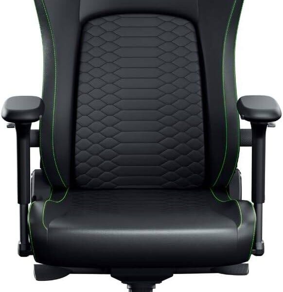Razer Ergonomic Gaming Chair with Breathable Comfort | Iskur V2 NewGen | Black/Green