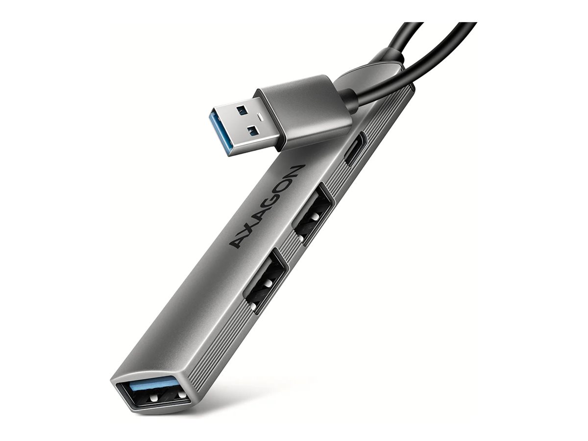 AXAGON ALU STRIP USB-A 4 port hub | HUE-STA - Image 2