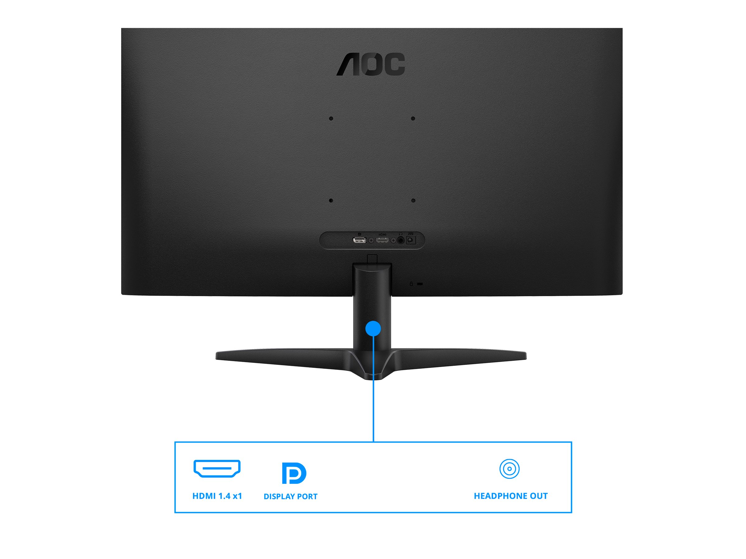 AOC | 27B36X | 27 " | IPS | FHD | 16:9 | 144 Hz | 4 ms | 1920 x 1080 pixels | 300 cd/m² | HDMI ports quantity 1 | Black - Image 26
