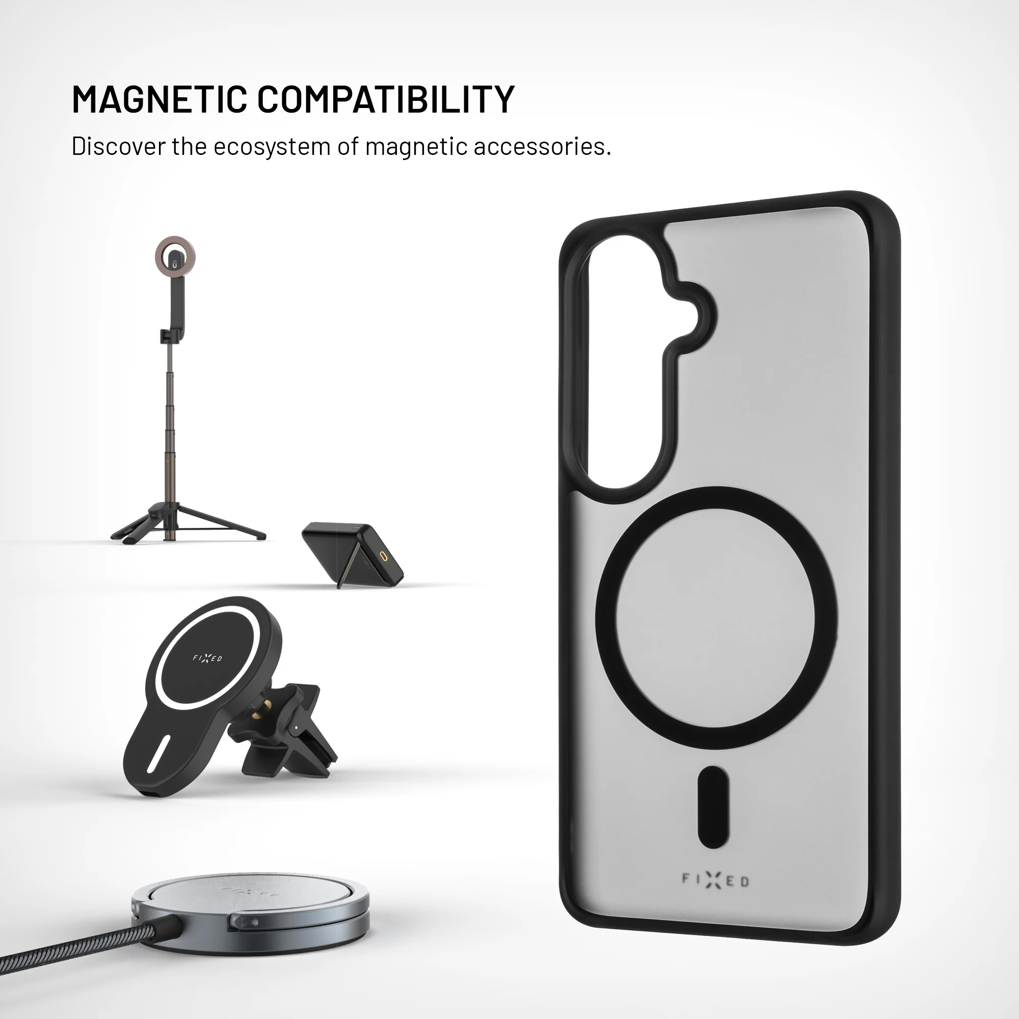 Fixed MagMisty | Back cover | Samsung | Galaxy S26 | Polycarbonate/TPU | Black - Image 4