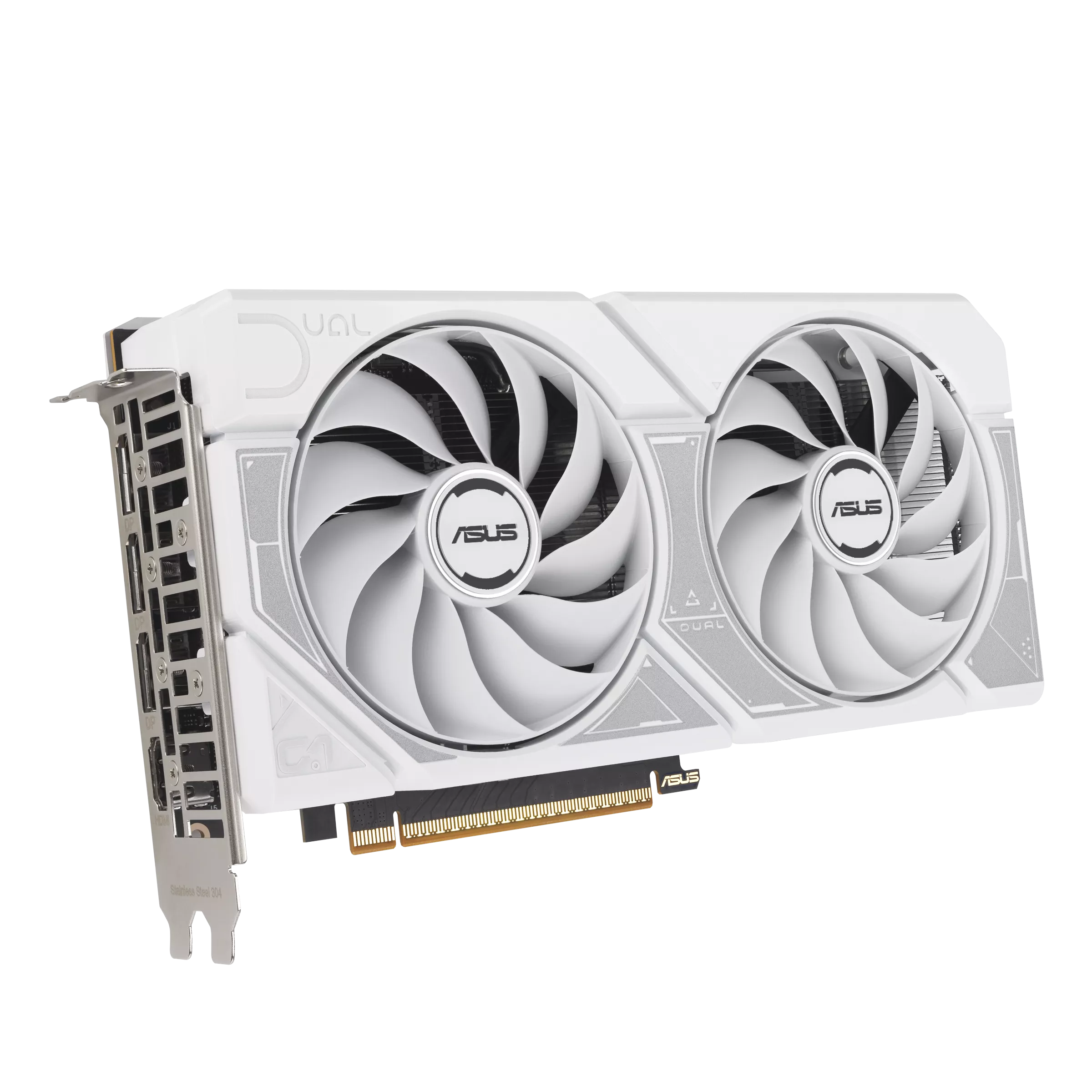 Asus Dual GeForce RTX 5060 White OC Edition 8GB GDDR7 | NVIDIA | 8 GB | GeForce RTX 5060 | GDDR7 | HDMI ports quantity 1 | PCI Express 5.0 - Image 3