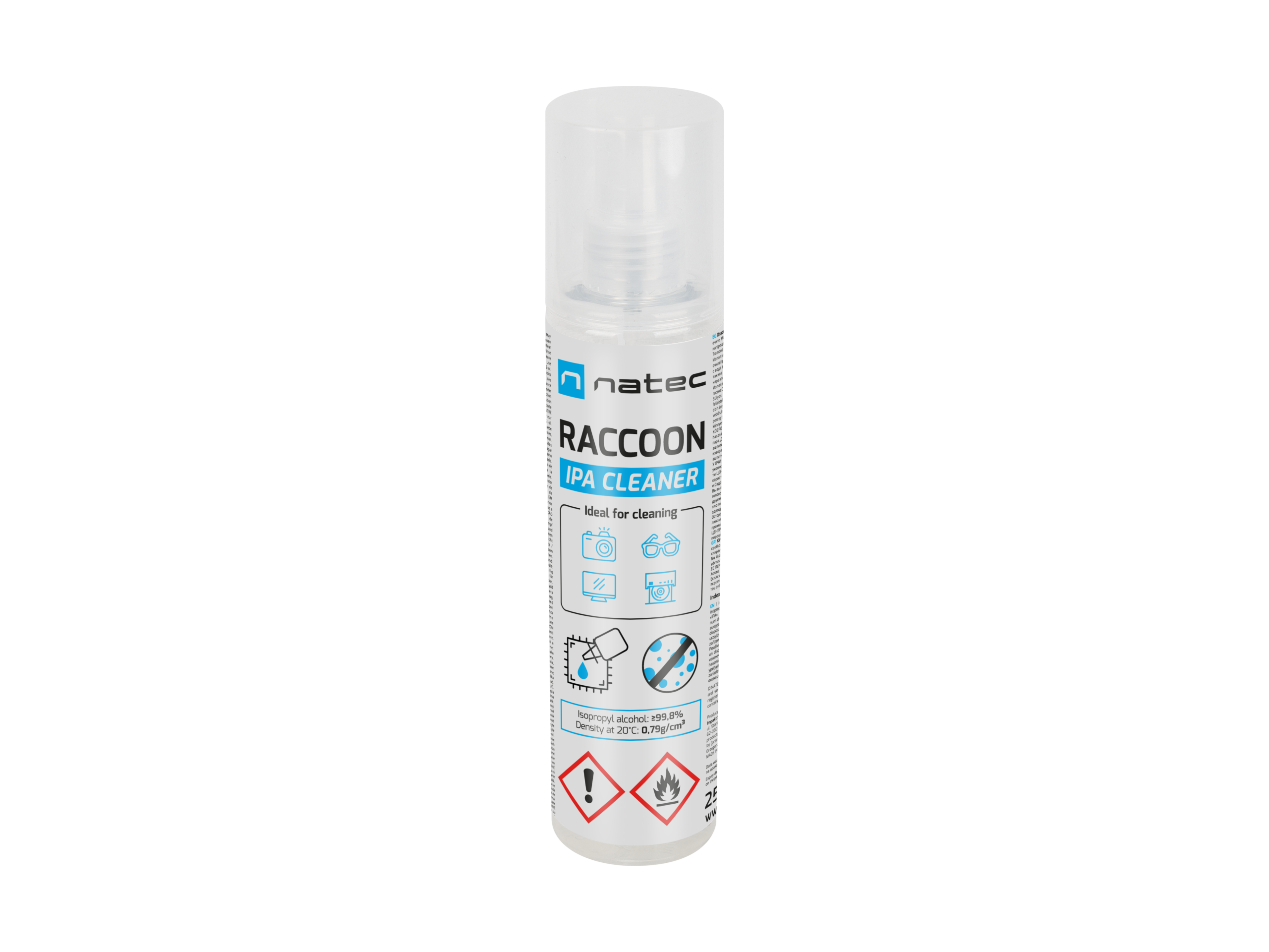 Natec Isopropylic Alcohol Racoon Ipa Cleaner | NSC-2450 | Cleaner | 250 ml