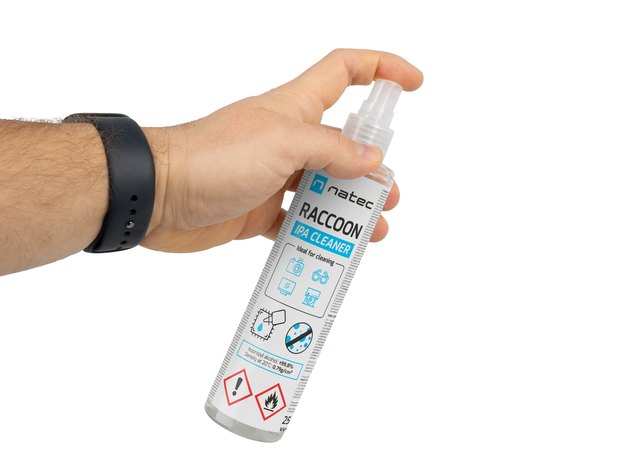 Natec Isopropylic Alcohol Racoon Ipa Cleaner | NSC-2450 | Cleaner | 250 ml - Image 4