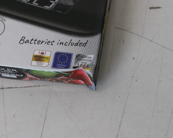 SALE OUT. Adler Kitchen Scale | AD 3183b | Graduation 1 g | Black | DAMAGE PACKAGING