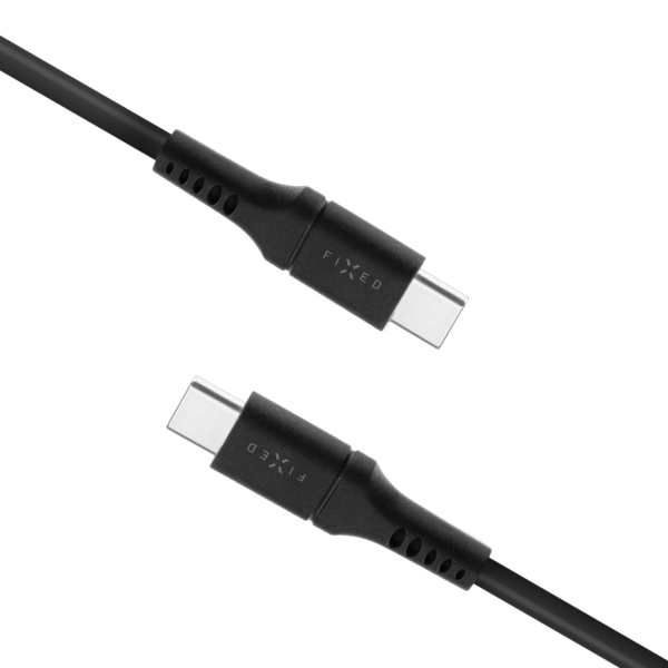 Fixed | Liquid Silicone Cable USB-C/USB-C | FIXDLS-CC05-BK