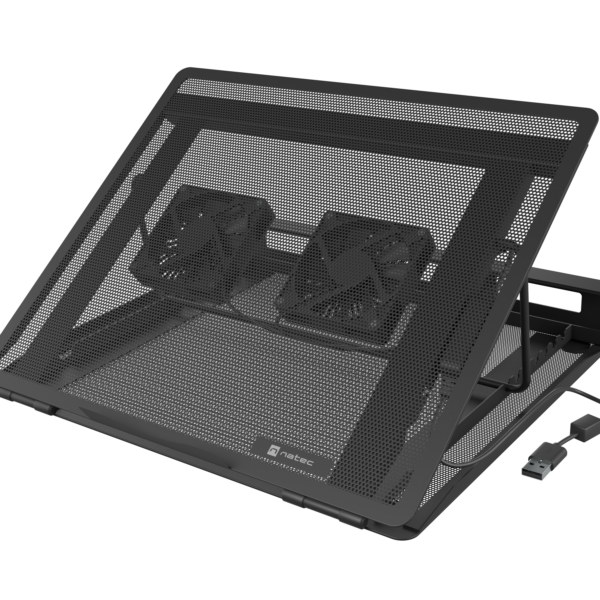 Natec | Laptop Cooler Pad, 2 Fans | Tern 2 Plus | Black