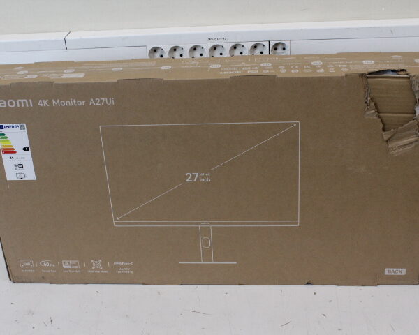 SALE OUT. Xiaomi | 4K Monitor A27Ui EU | 27 " | IPS | UHD | 16:9 | 60 Hz | 6 ms | 3840 x 2160 pixels | 360 cd/m² | HDMI ports quantity 2 | DAMAGED PACKAGING