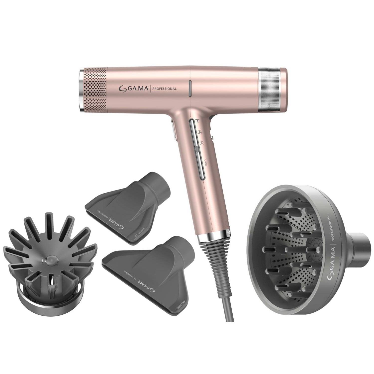 GA.MA iQ2 Perfetto Hair dryer, Rose Gold | GA.MA - Image 5
