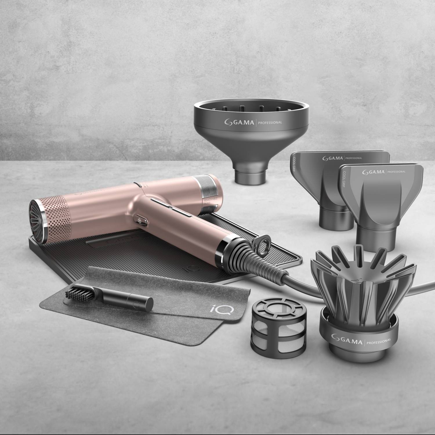 GA.MA iQ2 Perfetto Hair dryer, Rose Gold | GA.MA - Image 6