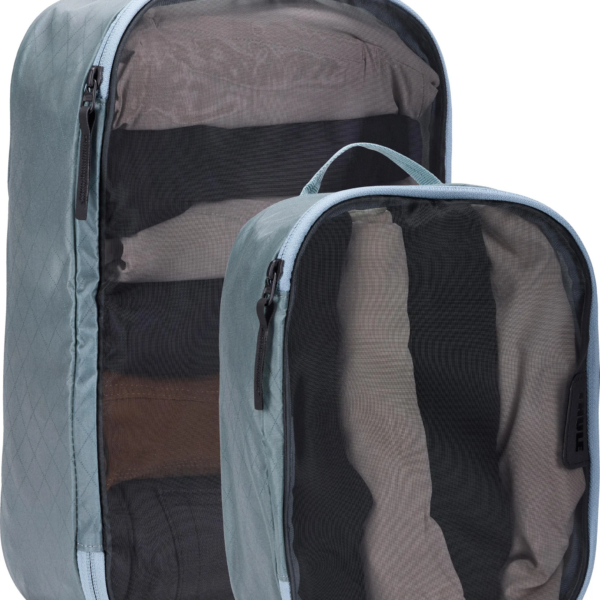 Thule | Packing Cube Set, 1x Medium, 1x Small | Packing Cube | Pond Gray