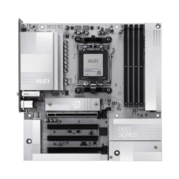 MSI PRO B850M-A WIFI PZ | Processor family AMD | Processor socket AM5 | DDR5 | Supported hard disk drive interfaces SATA, M.2 | Number of SATA connectors 4
